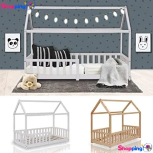 Cadre de lit design scandinave pour enfant, Créez un espace de sommeil unique pour votre enfant - Shopping'O - photo 1