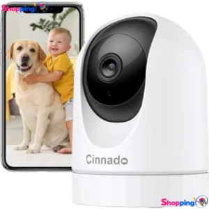 Caméra de Surveillance Intérieure Cinnado 2K 3MP, Protégez votre foyer avec une surveillance de qualité - Shopping'O - photo 1
