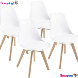 Chaise de salle à manger scandinave DEWINNER, Un mélange de style et de confort pour votre intérieur - Shopping'O - photo 1