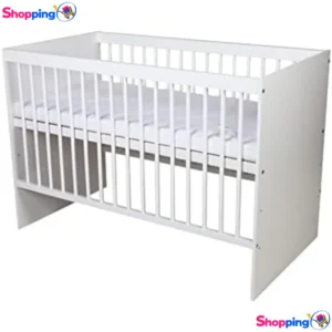 Lit bébé en bois naturel pour un sommeil confortable, Offrez à votre bébé un sommeil paisible et sécurisé - Shopping'O - photo 1