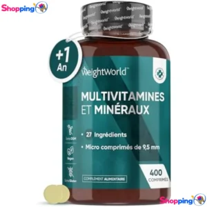 Multivitamines et Minéraux Complets - 27 Vitamines et Minéraux pour Hommes et Femmes, Boostez votre santé avec notre complexe multivitaminé de qualité supérieure - Shopping'O - photo 1