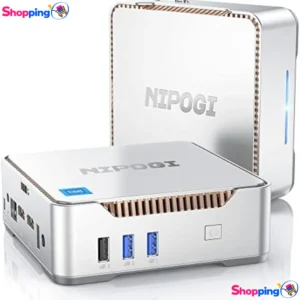 NiPoGi GK3 Plus Mini PC, 2023 Dernier Processeur Alder Lake N95 jusqu'à 3,4 GHz, Le partenaire dont vous avez besoin, que ce soit au bureau ou à la maison - Shopping'O - photo 1