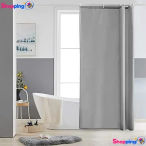 Rideau de douche en polyester hydrophobe, Transformez votre salle de bain en un espace élégant et fonctionnel - Shopping'O - photo 1