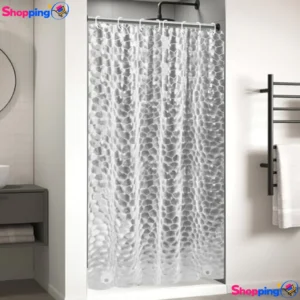 Rideau de douche transparent OTraki, Protégez votre intimité avec style - Shopping'O - photo 1