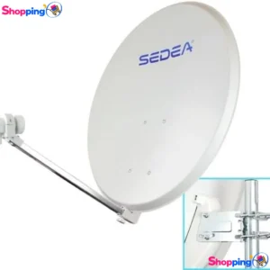 SEDEA Parabole acier électrozingué Quick 85cm+Lnb, Réception satellite de qualité supérieure - Shopping'O - photo 1