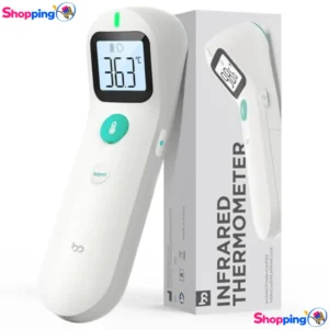 Thermomètre frontal infrarouge de haute précision, Mesurez la température corporelle avec fiabilité et précision - Shopping'O - photo 1